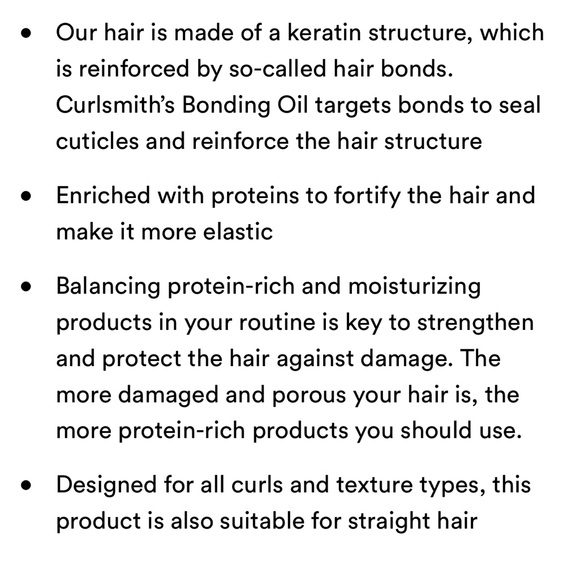 LAST 1! Curlsmith Bonding Styling & Treatment Oil 👩‍🦱 NEW IN BOX - Picture 7 of 8